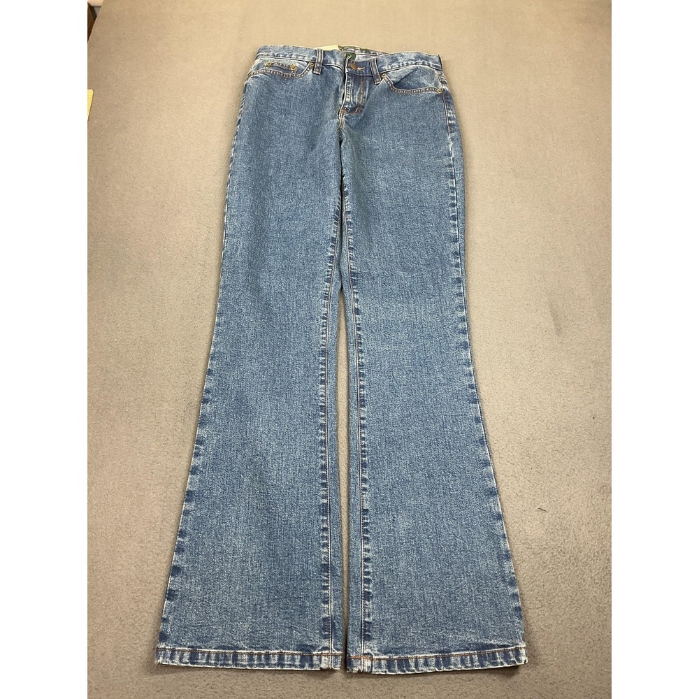 LRL‎ Lauren Jeans Ralph Lauren Jeans Womens 2 Medium Blue Bootcut Stretch Denim